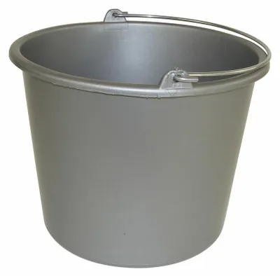 Produktbild von BETRA Haushalts - Eimer, grau, Kunststoff, 12 l, D29 x 35 cm