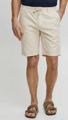 Produktbild von FQ1924 FQBent Herren Leinenshorts kurze Leinenhose Bermuda Leinen Mix mit Kordeln Regular Fit