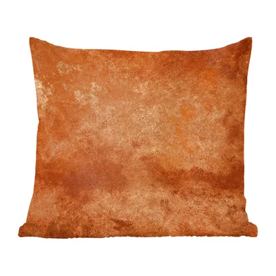 Produktbild von MuchoWow® Zierkissen Sofakissen Wohnzimmer Dekokissen 40x40 cm Rost - Braun - Bronze - Foto Kissen - Schlafzimmer Dekoration