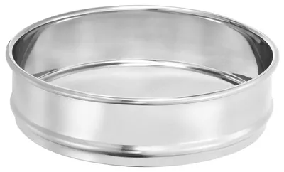 Image de Tamiseur de laboratoire en acier inoxydable, mailles 500, diamètre 20 cm