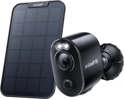 Image de Caméra de surveillance – Caméra extérieure 4K Wi-Fi sans fil – Alimentation par batterie et détection intelligente de mouvement