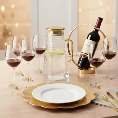 Produktbild von Vergoldete Glasanhänger – 6er-Set