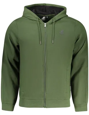 Obrázok produktu pre US GRAND Herren-Sweatshirt mit Reißverschluss, grün