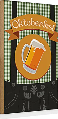 Produktbild von Holzschild 20x30cm Bier