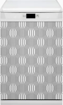 Produktbild von Magnet Folie für Geschirrspüler Magnete  Geschirrspüle Magnet für Spülmaschine 45x80 cm Nachbildung - Illusion geometrisch