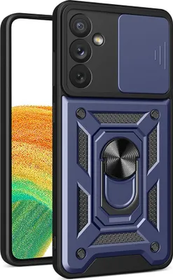 Obrázok produktu pre Hybrid Armor Camshield pre Samsung Galaxy A14 - Tmavo Modrá KP24901