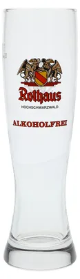 Produktbild von Rothaus Bier Glas 0,5l Weißbierglas Alkoholfrei Hefeweizen Gläser Brauerei Baden