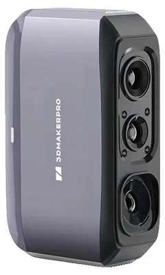 Image de Scanner 3D, précision de 0,05 mm, résolution de 0,10 mm, dimensions : 115 x 70 x 35 mm, compatible avec Windows, Android et iOS