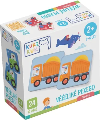 Produktbild von KukiKuk Véééliké Gedächtnisspiel Transport