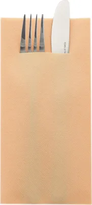 Produktbild von Sovie HORECA Besteckserviette Aprikot aus Linclass® Airlaid 40 x 40 cm, 100 Stück