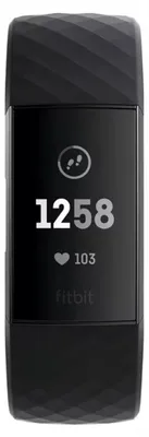 Zdjęcie produktu dla Czarny silikonowy pasek do Fitbit Charge 3 i 4 - pasek do smartwatcha - sportowy pasek - czarny - rozmiar S/M - pasek do zegarka - kompatybilny z Fitbit - pasek - CHPN