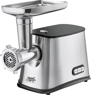 Produktbild von KitchenChef NS HA8PTKL, 1200 W, Schwarz, Edelstahl, 1,3 kg/min, 120 RPM, Edelstahl, 185 mm