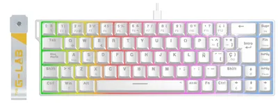 Zdjęcie produktu dla Klawiatura gamingowa z przełącznikami Hallowymi i podświetleniem RGB
