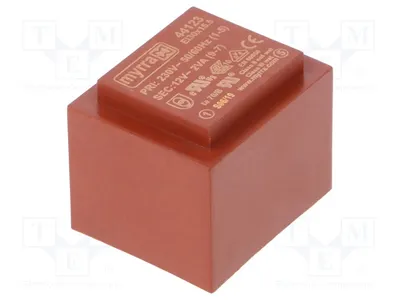 Immagine prodotto di Trasformatore: rivestito; 2VA; 230VAC; 12V; 167mA; Montaggio: trasformatori PCB 44123 PCB