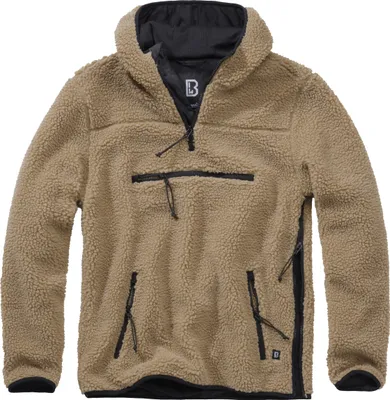 Image de Brandit Teddyfleece Pullover Worker, camel