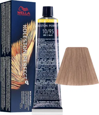 Produktbild von Wella Koleston Perfect ME+ Rich Natural, Blond, 10/95, Unisex, 60 ml, Alle Haare, Glanz