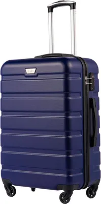 Produktbild von Hartschalen-Koffer Trolley Dunkelblau Großer Koffer mit TSA-Schloss und 4 Rollen
