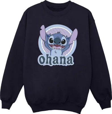 Produktbild von Disney - "Ohana" Sweatshirt für Damen BI22870 (M) (Marineblau)