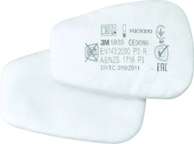 Image de 3M Filtre à insertion en non-tissé 5935, P3R 2 pces
