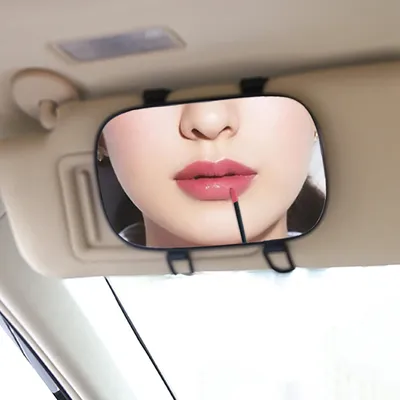 Image de Kewayo : Pare-soleil pour voiture, miroir, éclairage, maquillage, protection solaire, miroir de beauté