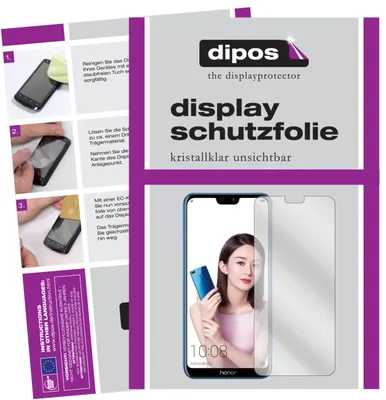 Produktbild von 6x Schutzfolie für Honor 9i 2018 klar Displayschutzfolie Folie Display Schutz