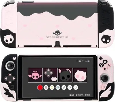 Zdjęcie produktu dla Etui ochronne switch oled silikonowe twarde akcesoria do gry