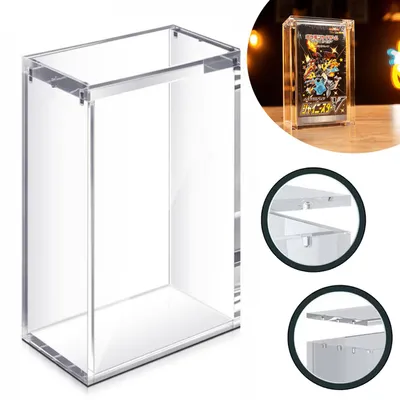 Produktbild von Acryl Box für Booster Bundles und TCG-Boxen, Stapelbar Schutzhülle, Display für Kartenspielpakete