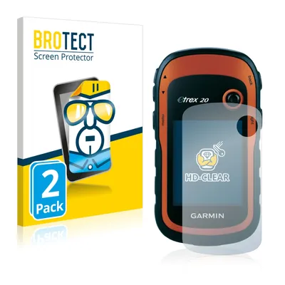 Produktbild von 2x Für Garmin eTrex 20 Schutzfolie BROTECT Displayschutz Display Schutz Folie Klar Transparent