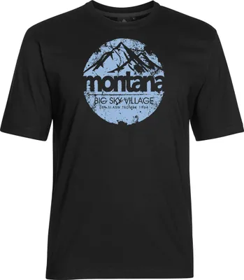 Produktbild von Übergrößen T-Shirt Sky Village Eisblau AHORN SPORTSWEAR Schwarz 6XL
