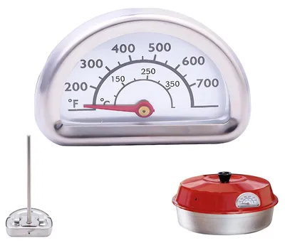 Oventhermometer für Omnia-Ofen, Edelstahl, 7 cm, 0-400 °C
