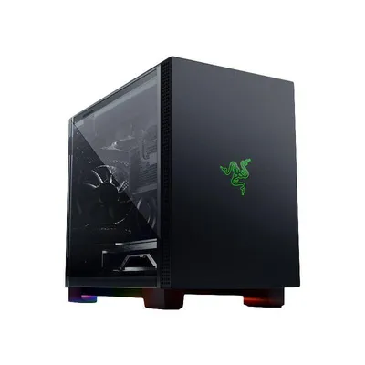 Obrázok produktu pre Razer RC21-01400100-R3M1 počítačová skriňa Midi Tower Black RAZER Produktová farba: Čierna, Počet portov USB 3.2 Gen 1 (3.1 Gen 1) typu A: 2, Typ: PC, Form factor: Midi Tower, Počet portov USB 3.2 Gen 2 (3.1 Gen 2) typu C: 1, Podporované základné dosky: Mini-DTX, Mini-ITX, Zdroj napájania súčasťou balenia: Nie, Podporovaná veľkosť pevného disku: 2,5"