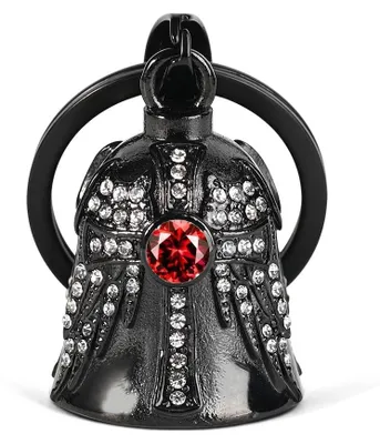 Produktbild von Schlüsselanhänger mit Engel-Flügeln und Schutzglocke für Motorräder