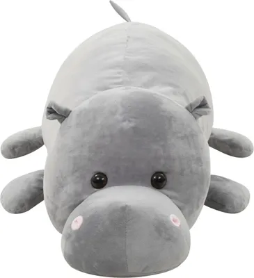 Immagine prodotto di Giocattolo di Peluche Ippopotamo Grigio