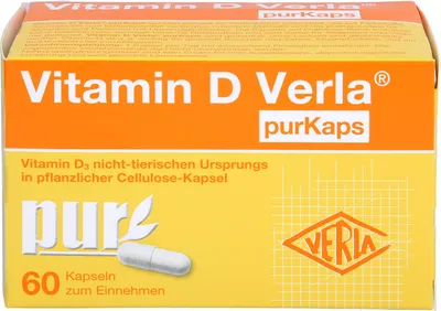 Zdjęcie produktu dla Witamina D Verla purKaps kapsułki doustne, 60 kapsułek