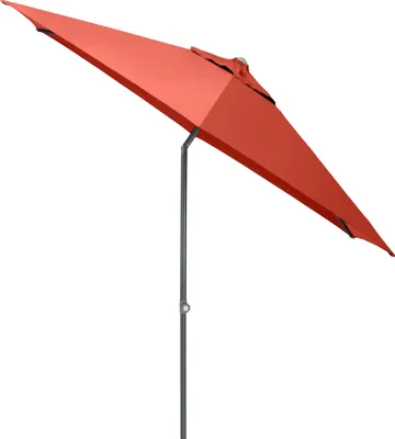 Produktbild von KETTLER Easy Push Schirm Ø 300 cm, UPF 50+, anthrazit matt/ terrakotta, Aluminium/Polyester mit PolyurethanBeschichtung