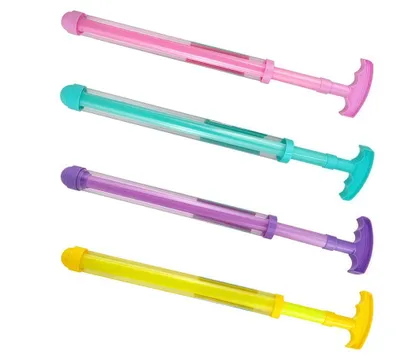 Imagen del producto de Set De 4 Pistolas De Agua Con Bomba, 40 Cm. Ideal Para Piscina, Playa