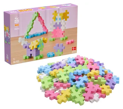 Image de Plus-Plus BIG Pastel - Boîte de 50 pièces.
