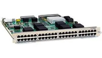 Image de Cisco C6800-48P-TX=, Gigabit Ethernet, 10,100,1000 Mbps, 1000BASE-T, IEEE 802.3, IEEE 802.3ab, IEEE 802.3u, 405 W, 0 - 40 °C