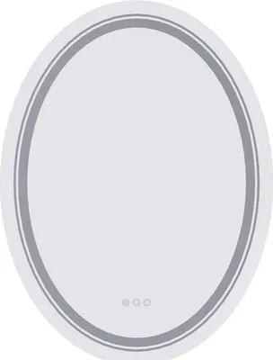 Produktbild von LED-Badezimmerspiegel mit Beleuchtung – Oval 70x50 cm – Antibeschlag & Dimmbar – Smart Touch Wandspiegel – Schminkspiegel – 3 Lichtfarben – 2 Größen