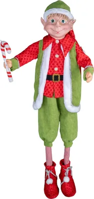 Image de Figurine décorative "lutin de Noël" avec mouvement 110 cm