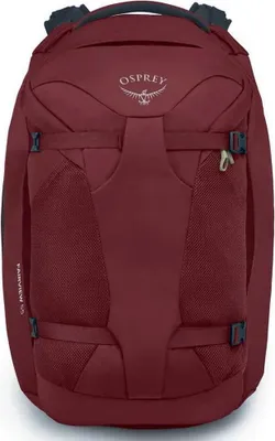 Image de Osprey Fairview Womens Travel Pack Backpack Zircon Red 55 L