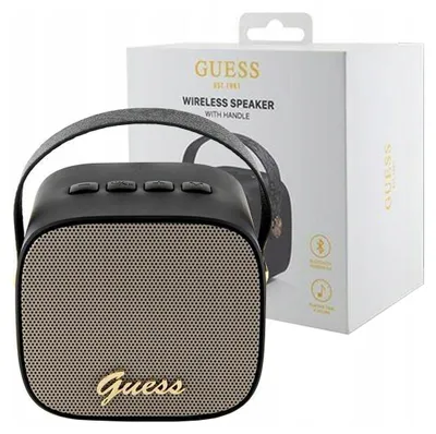 Produktbild von Guess Mini Bluetooth Wireless Lautsprecher Langlebig Laut Klein Schwarz