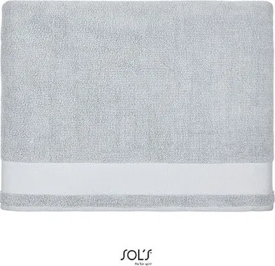 Produktbild von SOLs 03097 | Badetuch Bath Sheet Peninsula 100, 100 x 150 cm - Farbe: Pure Grey - Größe: 100 x 150 cm