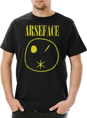 Produktbild von Urban Backwoods Arseface, Herren T-Shirt, Farbe: Schwarz, Größe: L
