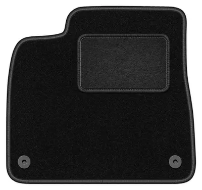 Image de Tapis conducteur en moquette pour Audi Q7 II 2016- (SUV) – 1 pièce, noir, sur mesure – Wielganizator LUX
