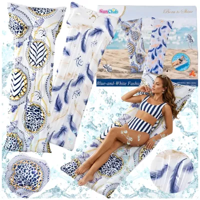 Zdjęcie produktu dla Materac dmuchany Jilong 171x66 cm leżak na basen plażę