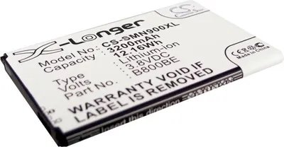 Image de TECHTEK Batterie compatible avec [Samsung] Galaxy Note 3, Galaxy Note 3 LTE, Galaxy Note III, SC-01F, SCL22, SGH-N075, SM-N900, SM-N9000, SM-N9002, S