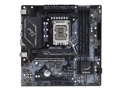 Obrázek produktu pro ASRock H670M Pro RS - Základní deska - micro ATX - patice LGA1700 - čipová sada H670 - USB-C Gen1, USB 3.2 Gen 1, USB 3.2 Gen 2 - Gigabit LAN - integrovaná grafika (vyžaduje CPU)