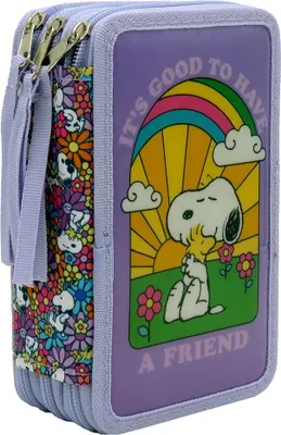 Obrázok produktu pre Peračník Snoopy so zipsom, odolný materiál, zábavný dizajn