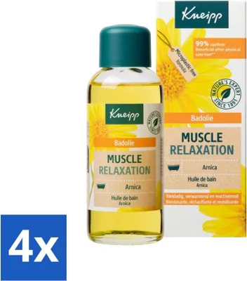 Produktbild von Kneipp - Badeöl - Arnika - Für Muskeln und Gelenke - 100 ml - Vorteilspack - 4 Stücke